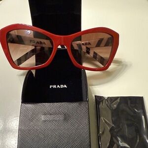 Prada Bold Red Women's Sunglasses